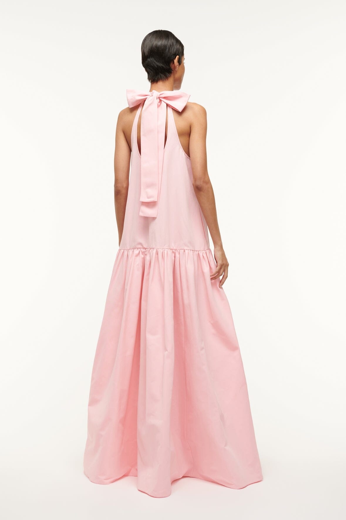 STAUD MAXI MARLOWE DRESS PEARL PINK - 2