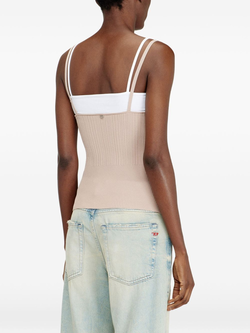 ribbed strap T-shirt 4