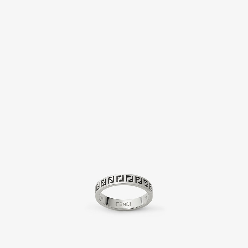 FF Ring Black and silver-colored ring 1