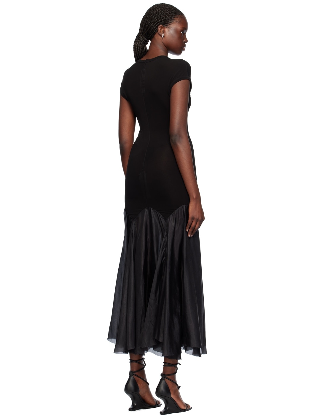 Black Divine Maxi Dress - 3
