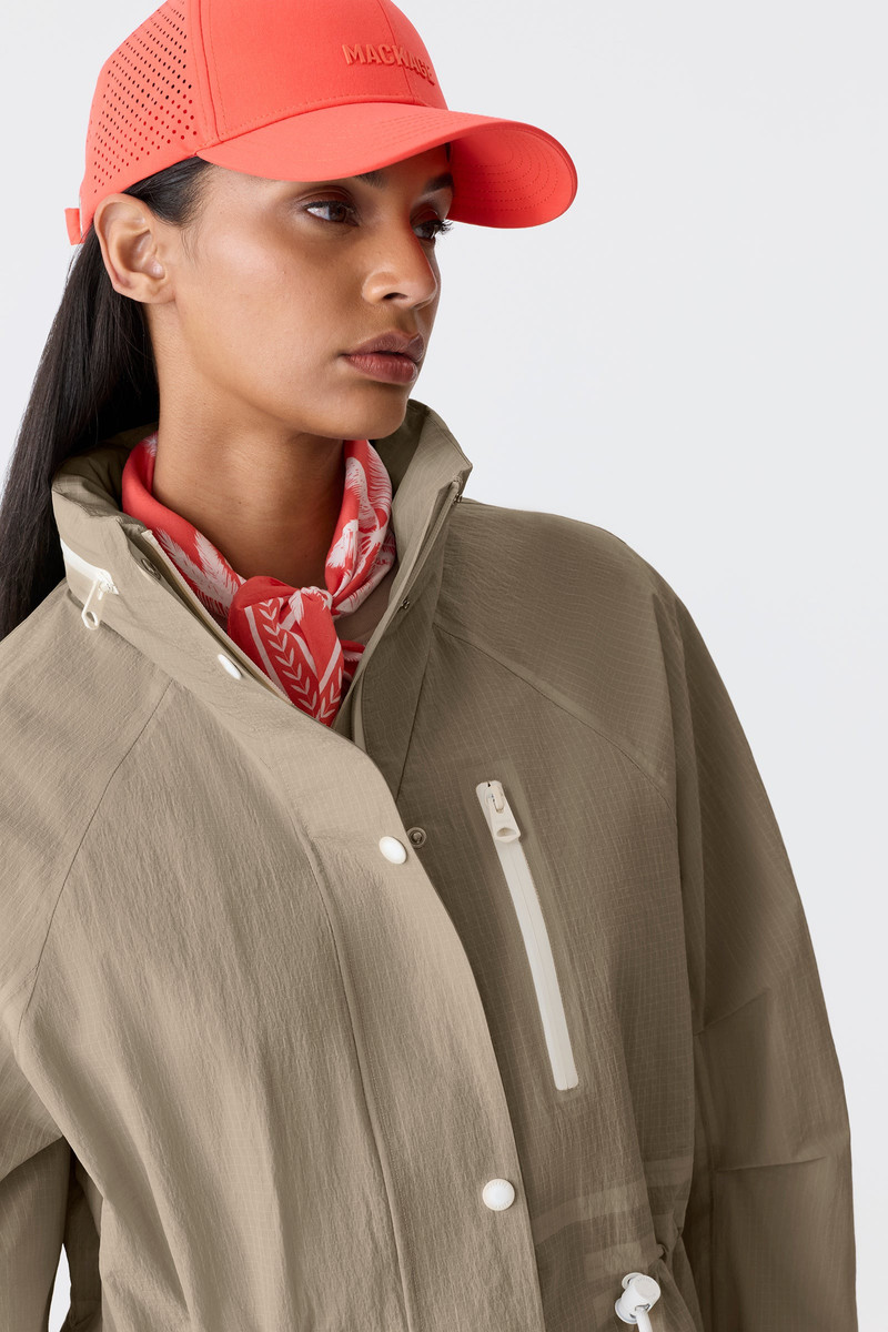 MAKAYLA Knee-Length Lightweight Rain Jacket 5
