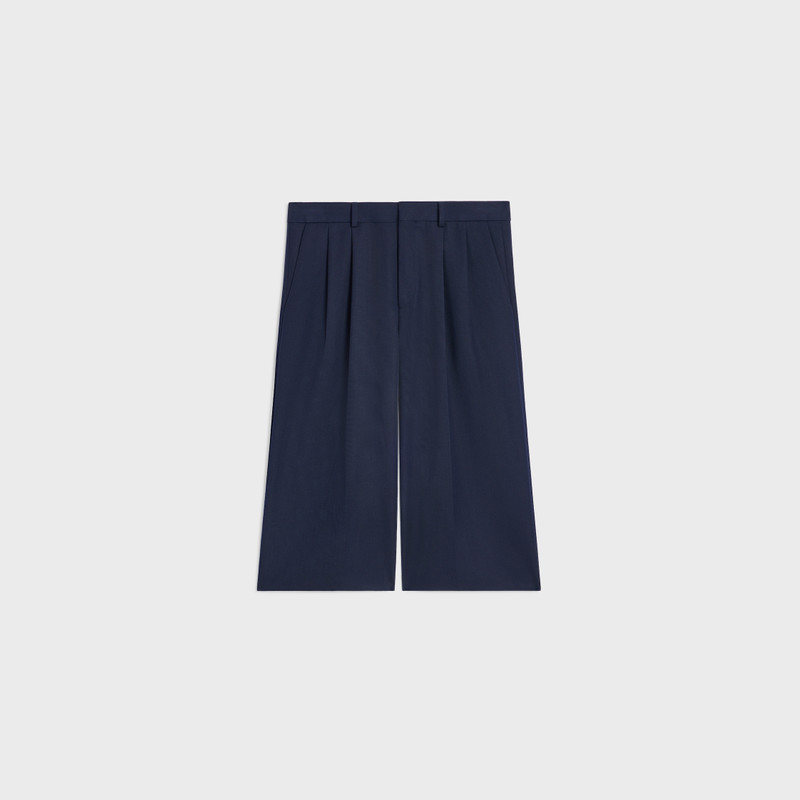 bermudas IN cotton and wool gabardine 1