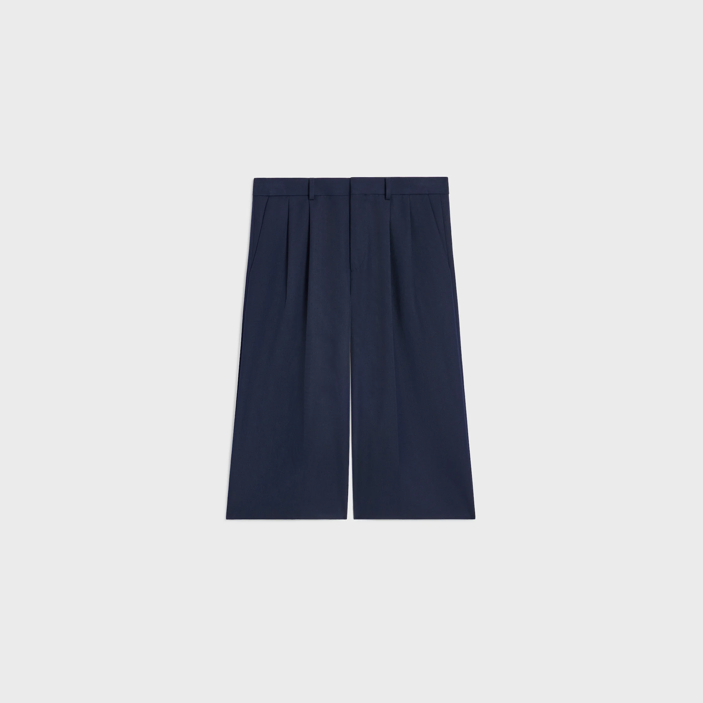 bermudas IN cotton and wool gabardine - 1