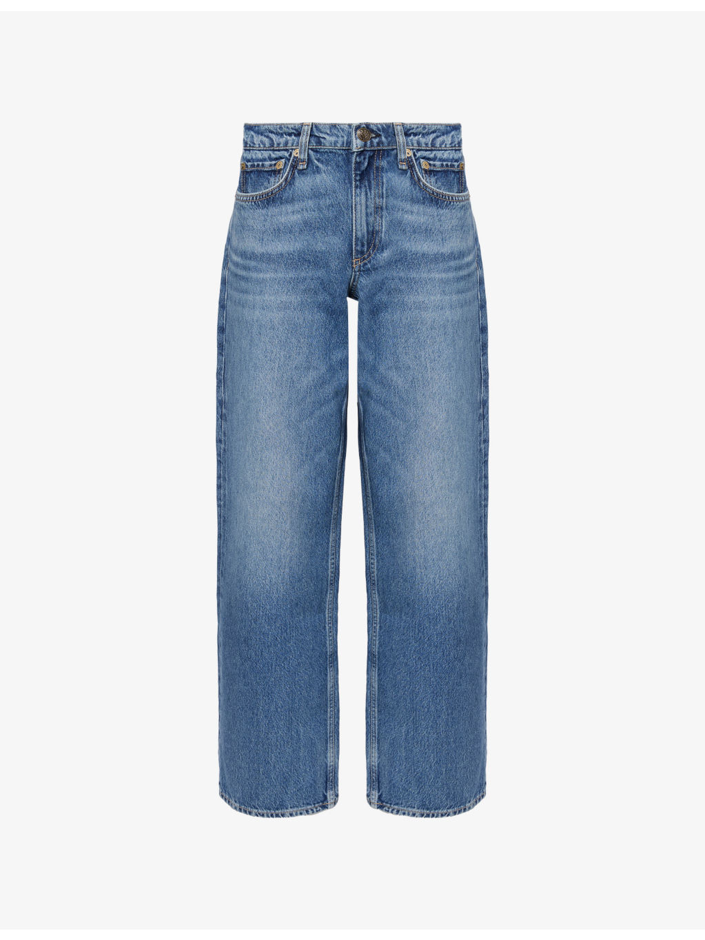 The Saige Straight-Leg Denim Jeans - 1