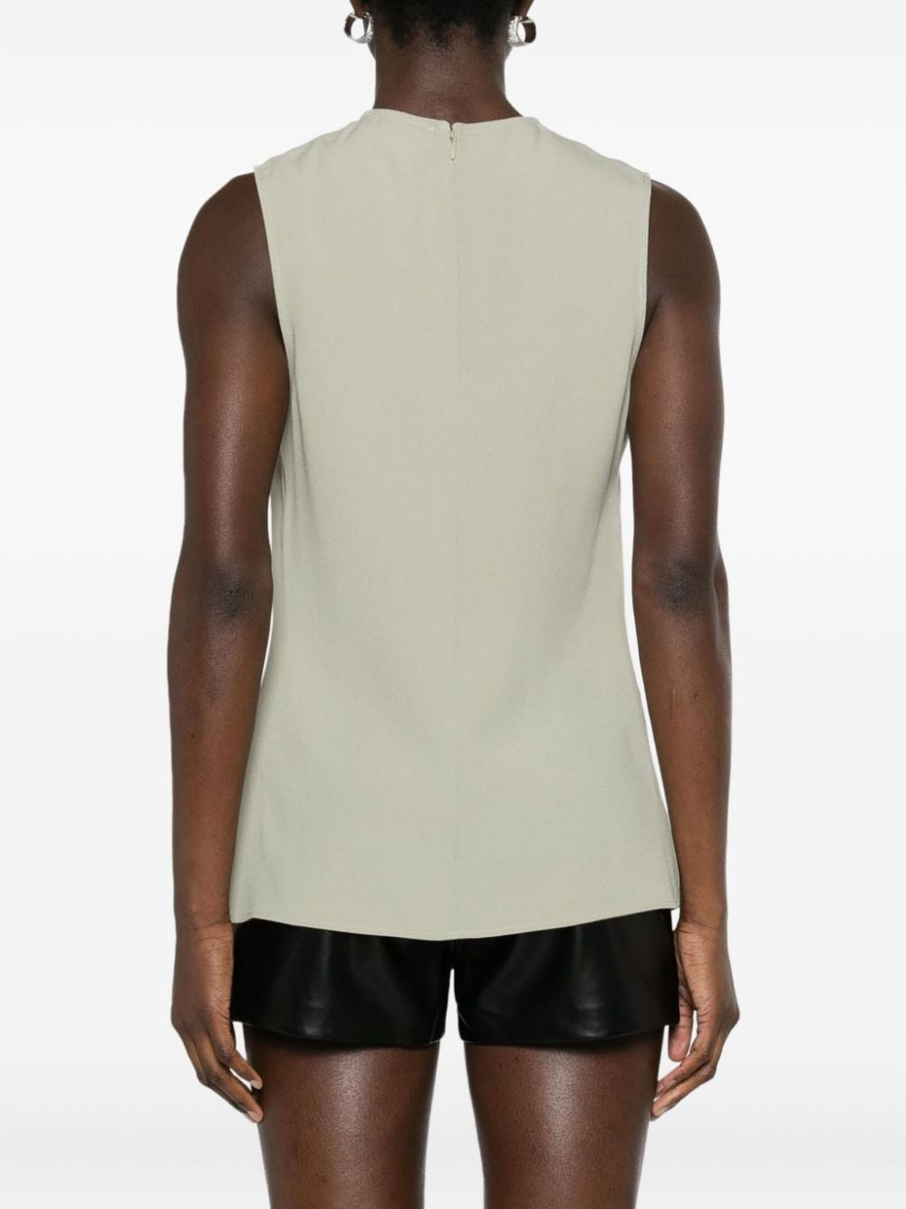 crew-neck cady tank top - 4