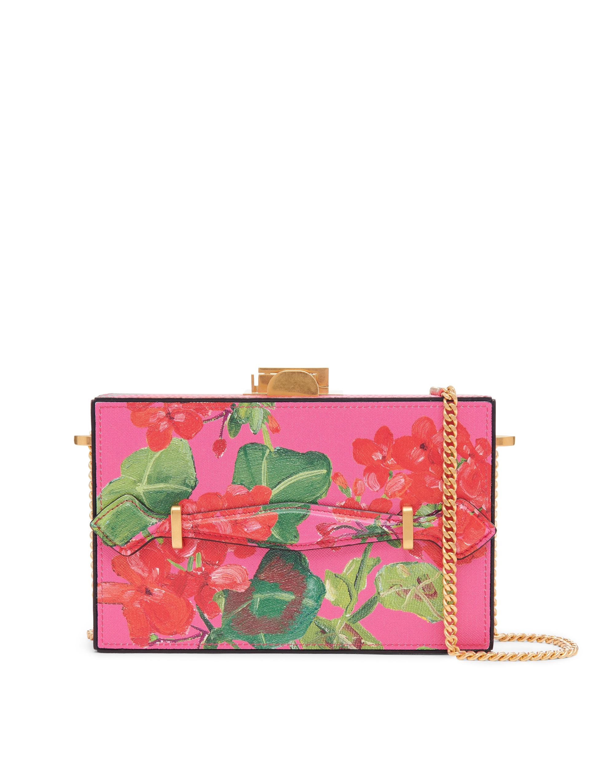 GERANIUM PRINTED ALIBI MINAUDIERE - 1