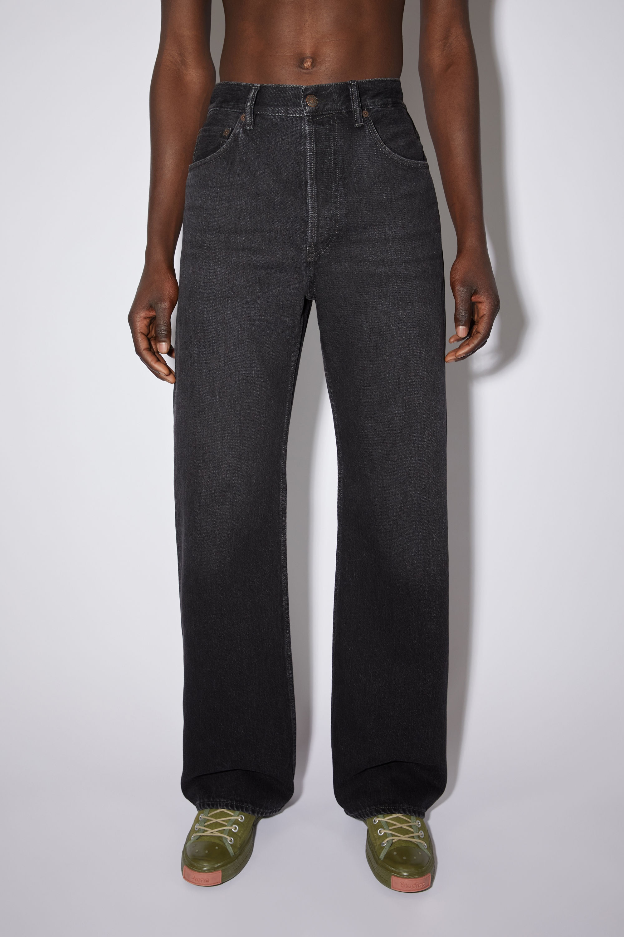 Loose bootcut jeans - Black - 2