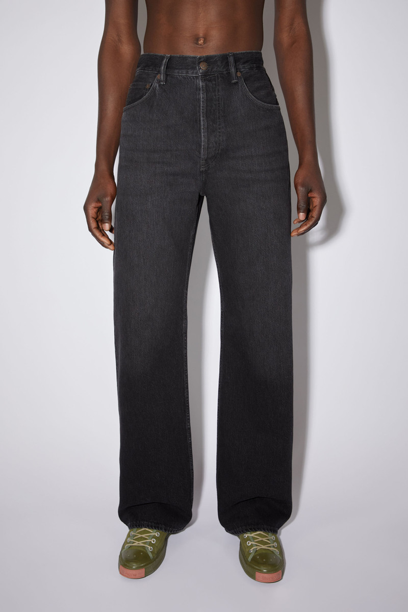 Acne Studios Loose bootcut jeans - Black outlook
