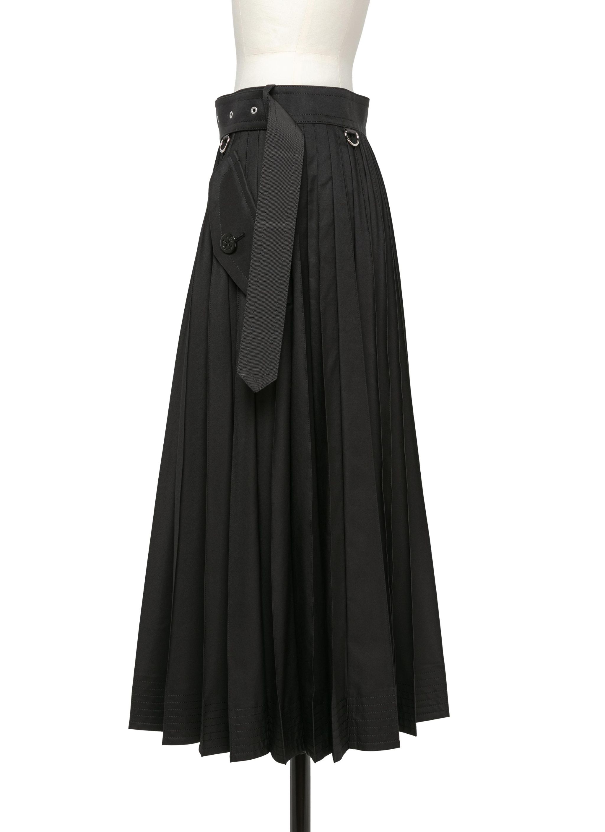 Sacai Cotton Gabardine Trench Skirt on SALE | Saks OFF 5TH