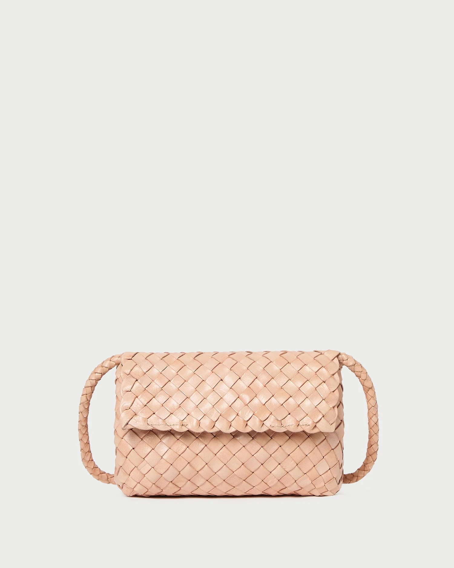 Vinnie Desert Sand Woven Crossbody - 1