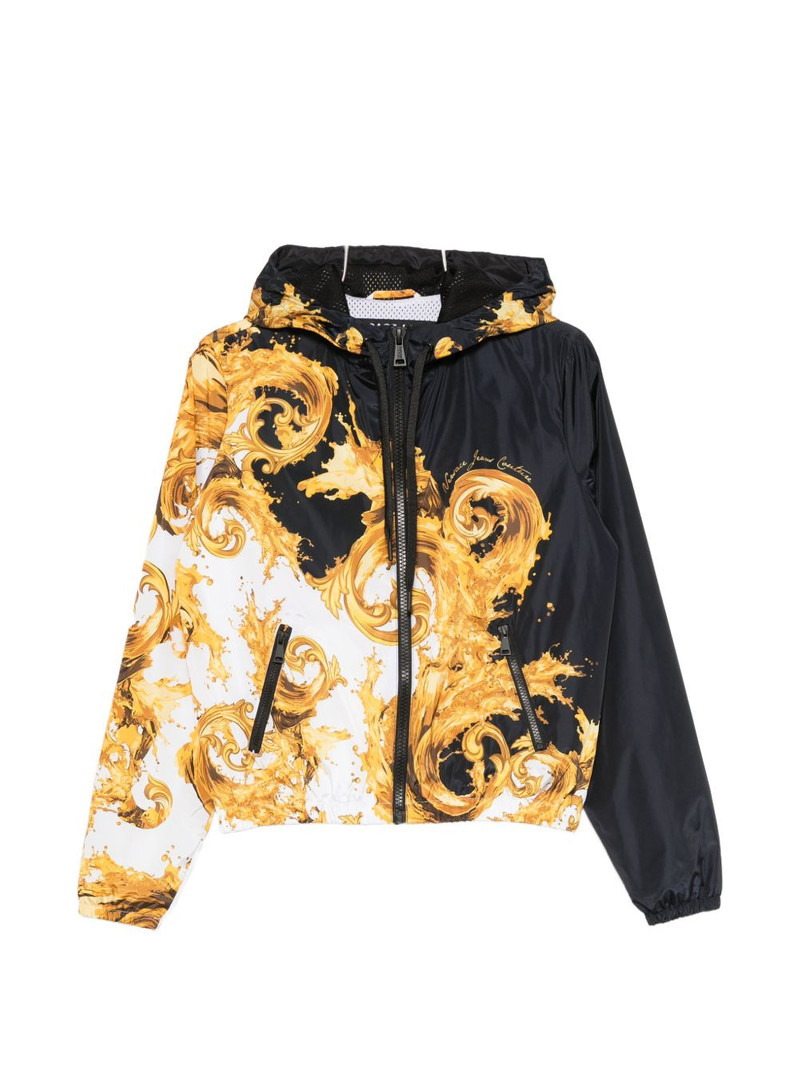 baroque-print hooded jacket 1