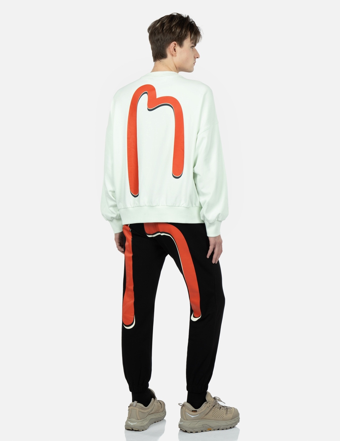SEAGULL-DAICOCK PRINT SWEATPANTS - 3