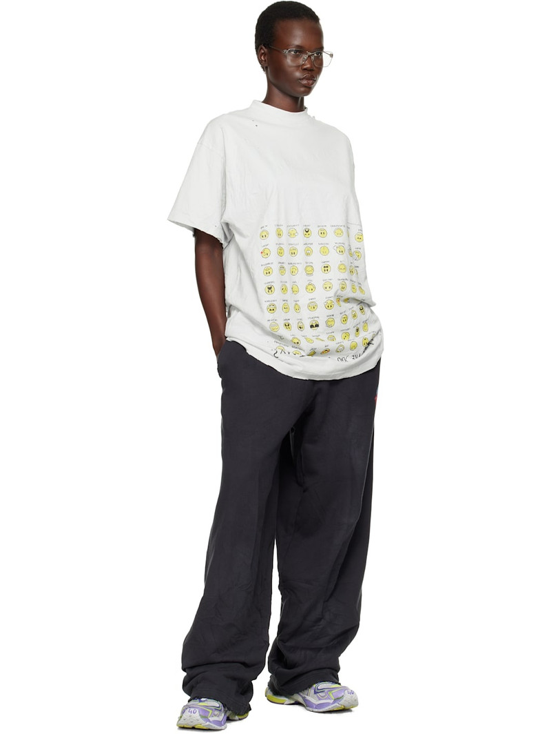 BALENCIAGA Off-White & Purple Runner 2.0 Sneakers outlook