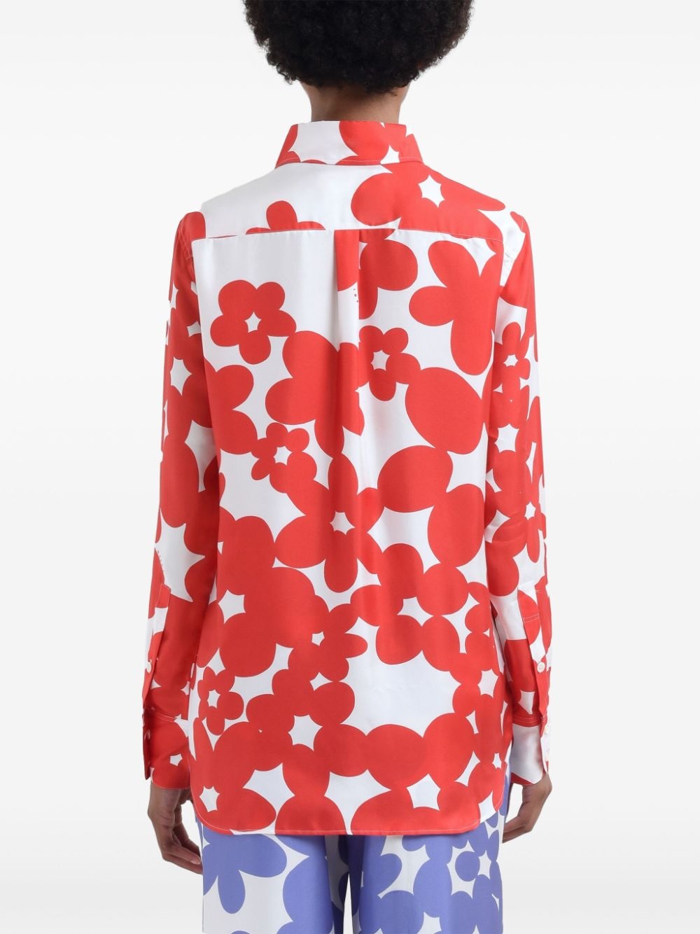 floral-print shirt - 3