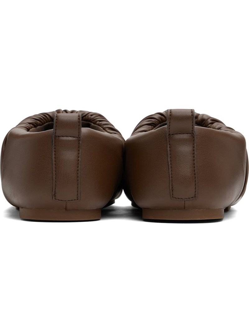 Brown Wrinkle Loafers 2