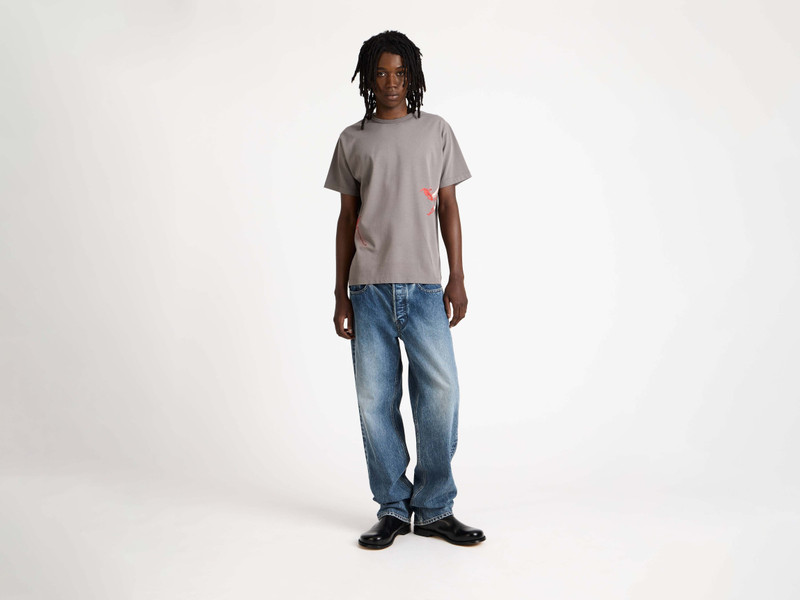 JW Anderson MENS PRAYING MANTIS T-SHIRT IN GREY outlook