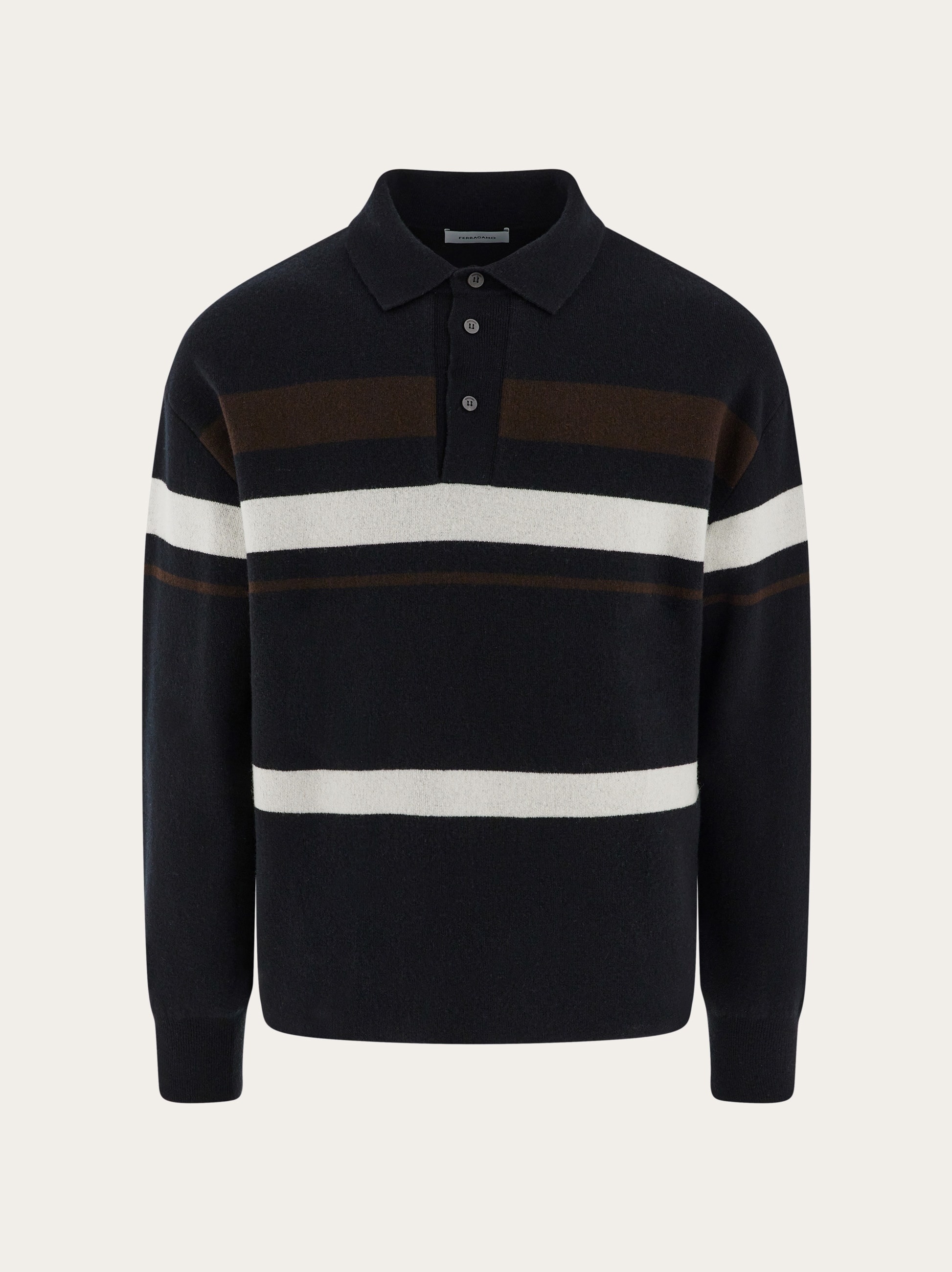 Long sleeved polo shirt - 1