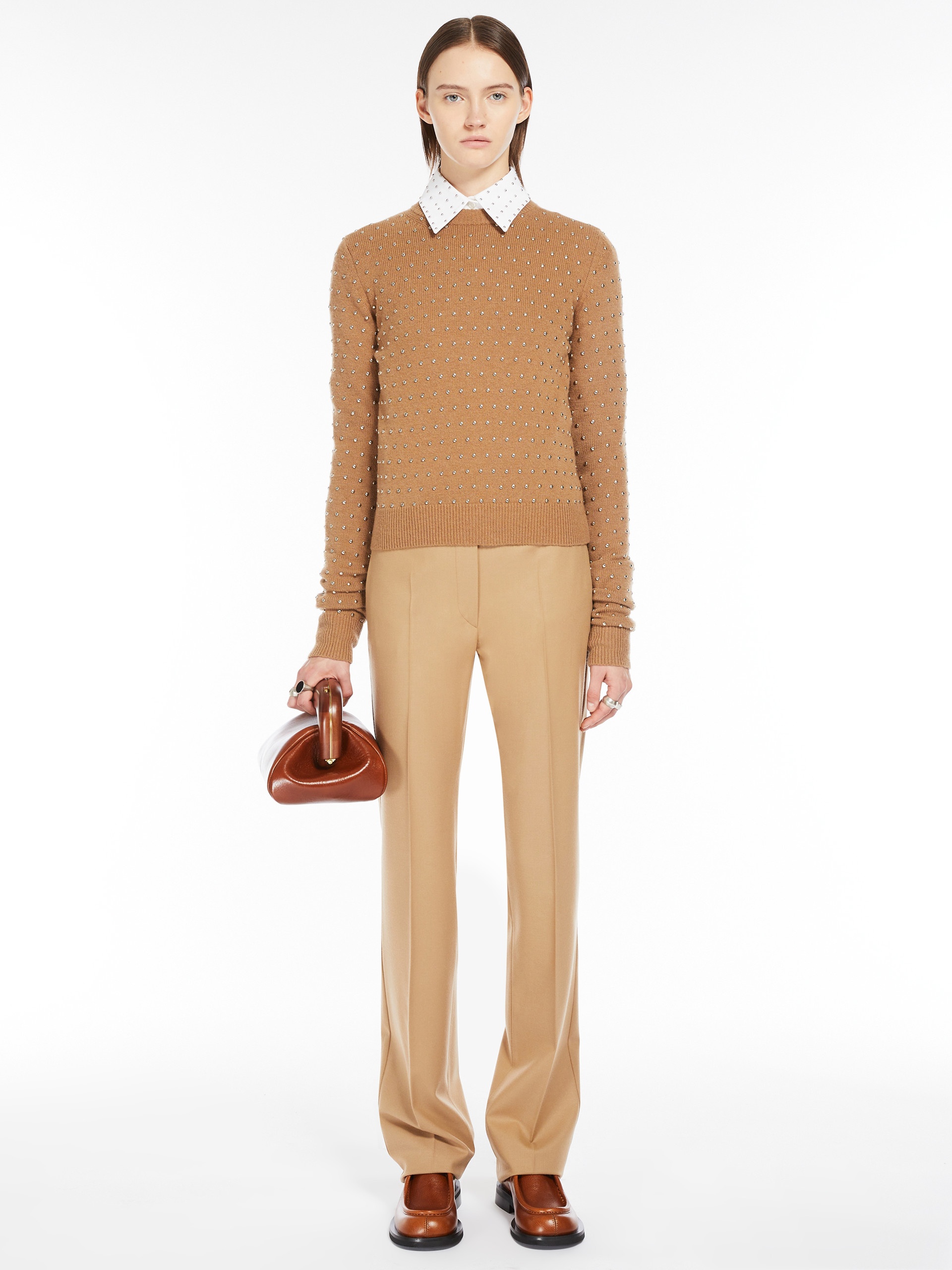 MORA12 Slim-fit stretch wool trousers - 2