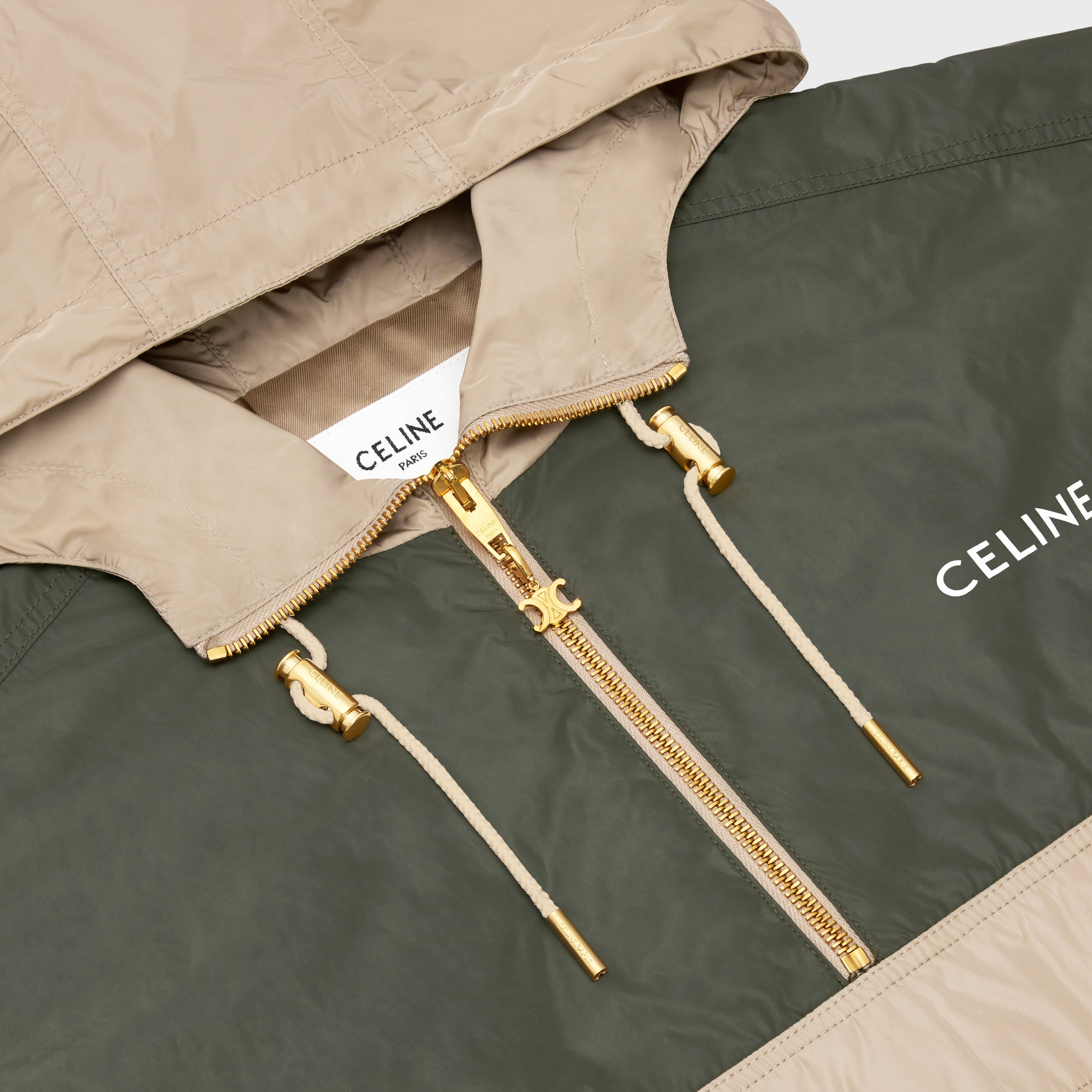 Cropped Celine windbreaker in lightweight Nylon - 3