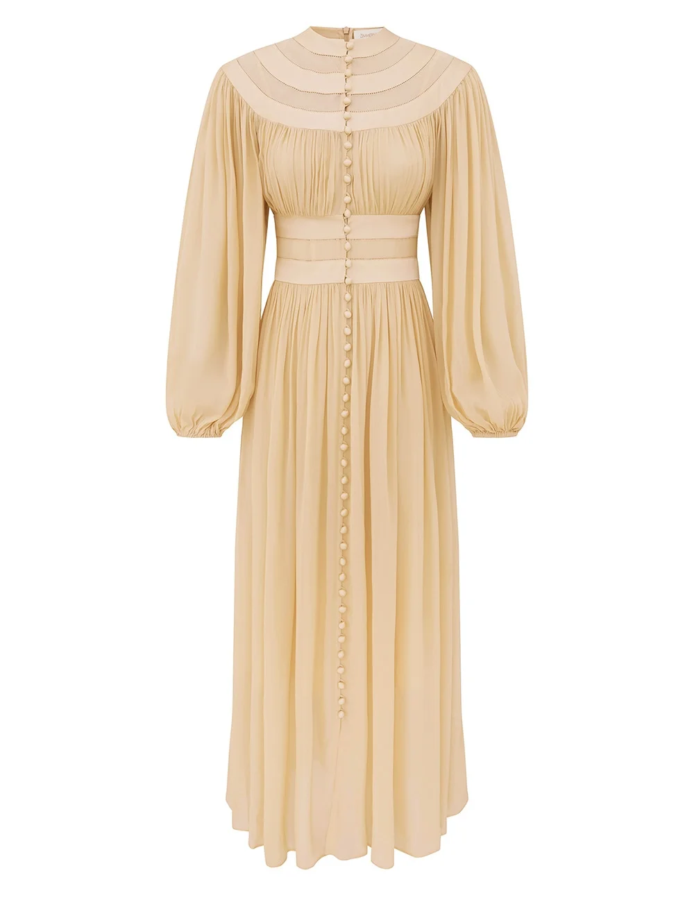VALIANT BUTTONED BILLOW DRESS - 1
