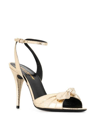 SAINT LAURENT bow-detail sandals outlook