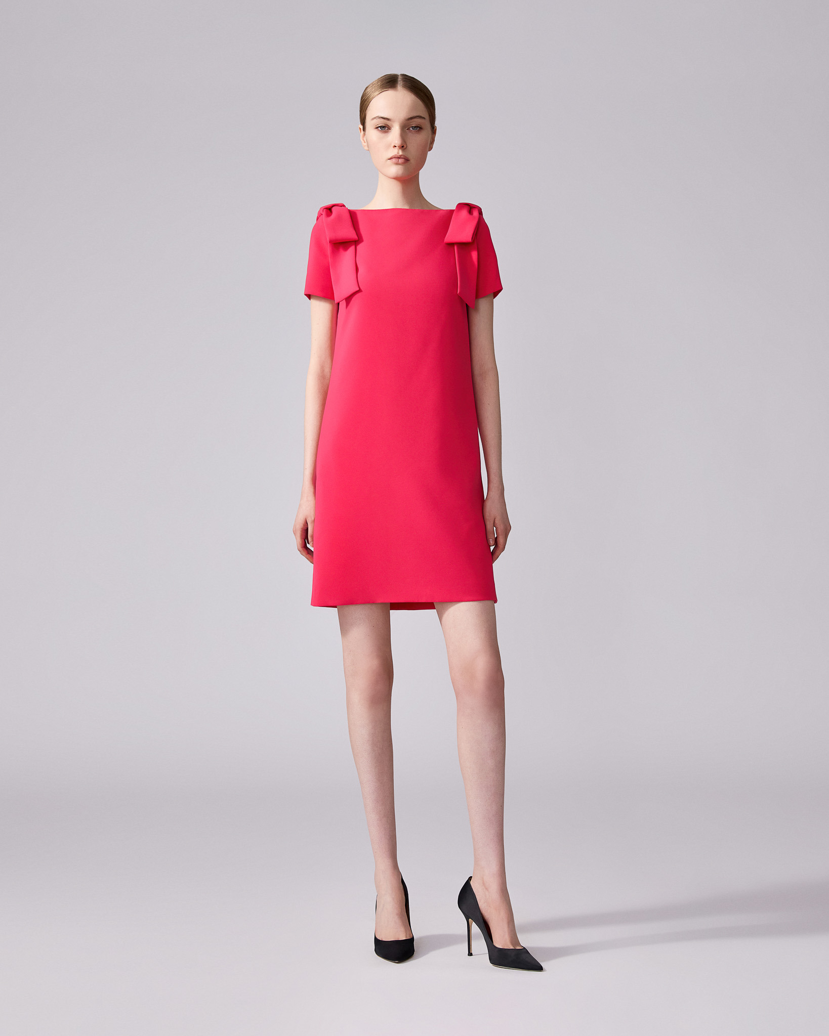 Shift Dress With Bows - 2