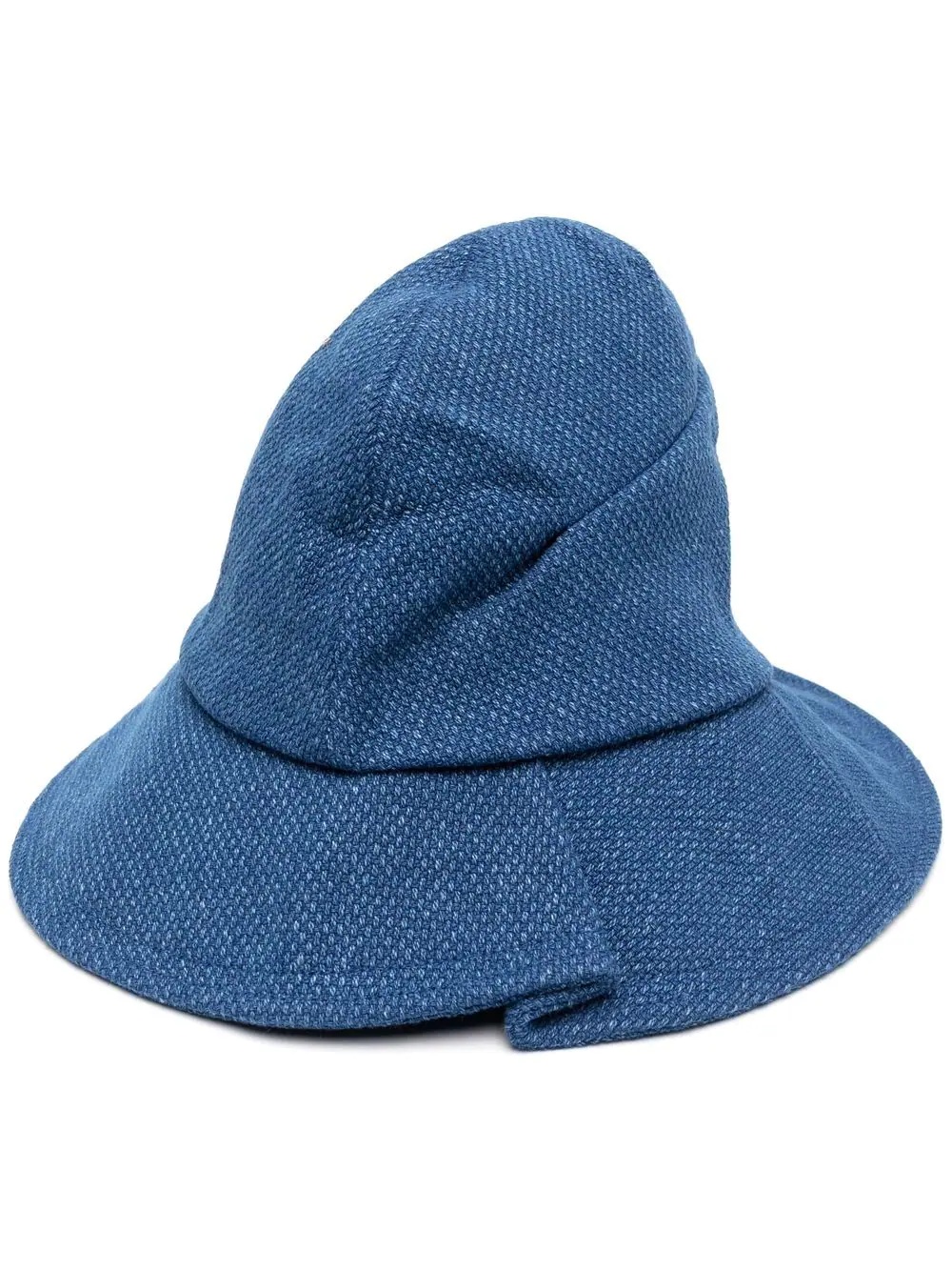 logo-patch cotton bucket hat - 1