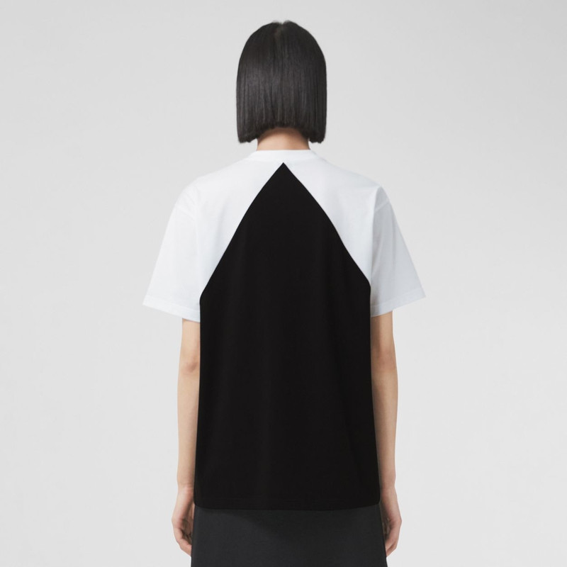 Geometric 인쇄 면 대형 티셔츠 4