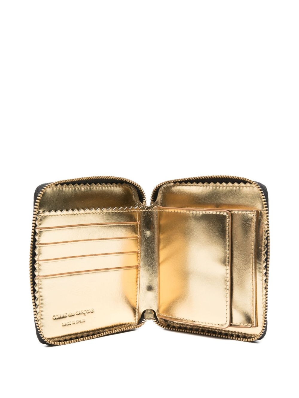 zip-around leather wallet - 3