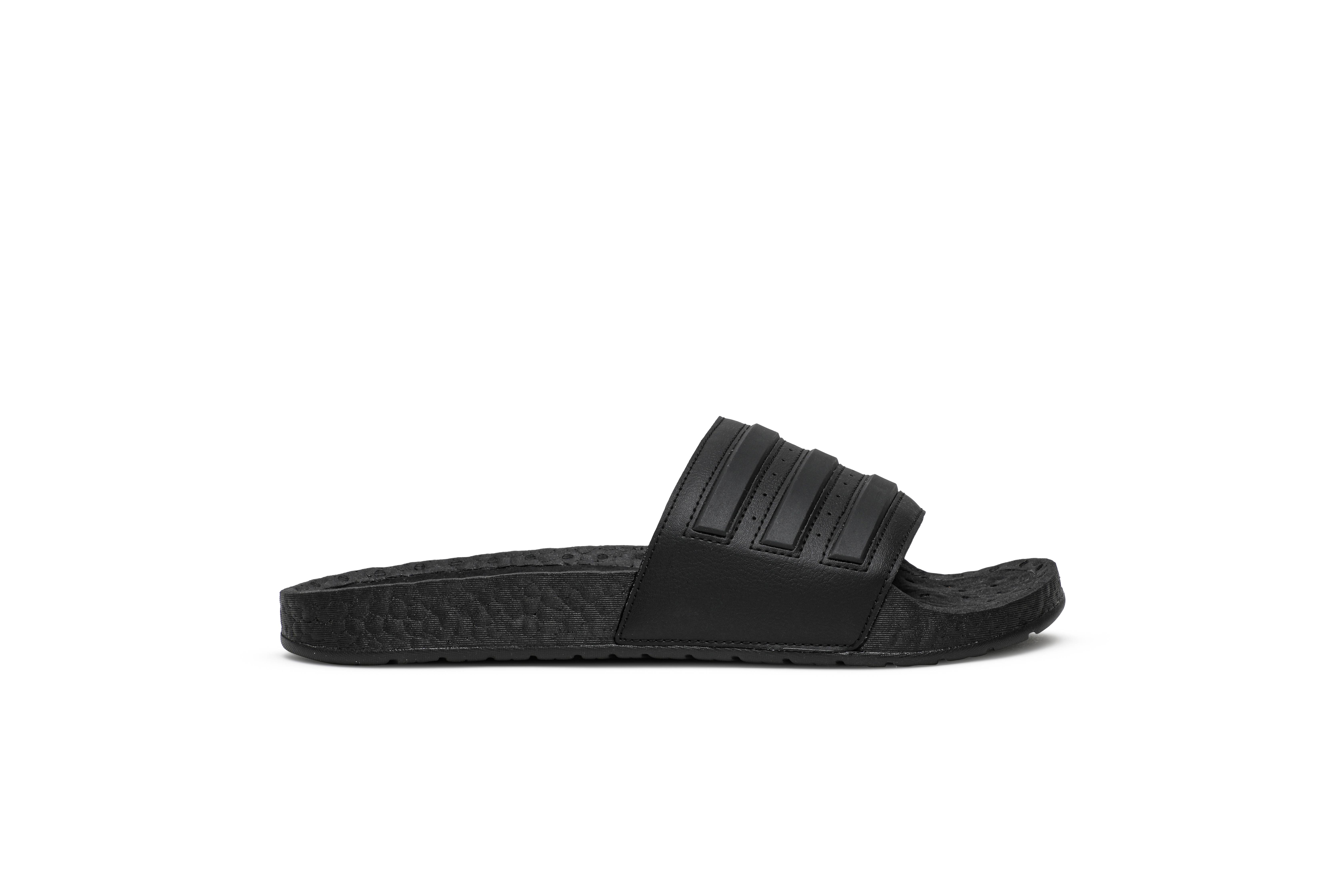 Adilette Boost Slides 'Triple Black' - 1