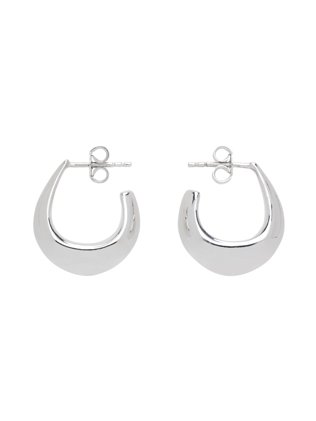 Silver Micro Drop Earrings - 1
