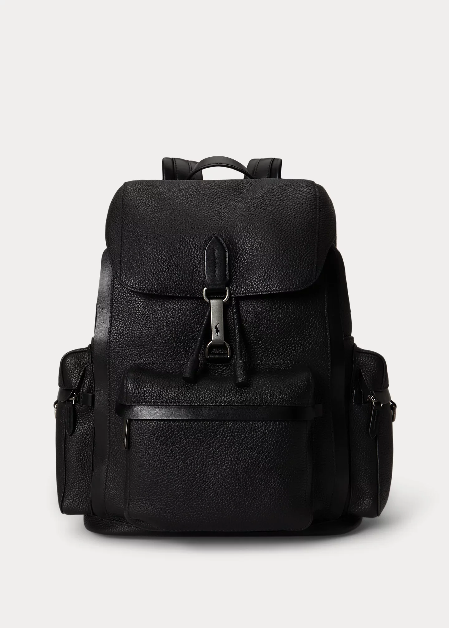 Polo ID Pebbled Leather Backpack - 1
