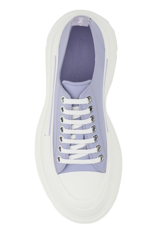 Alexander McQueen Lilac leather Tread Slick sneakers