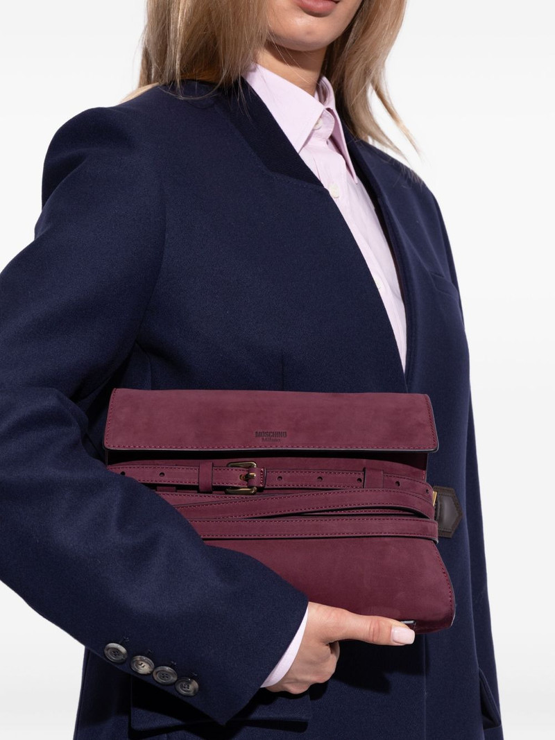 belted suede cross body bag 3