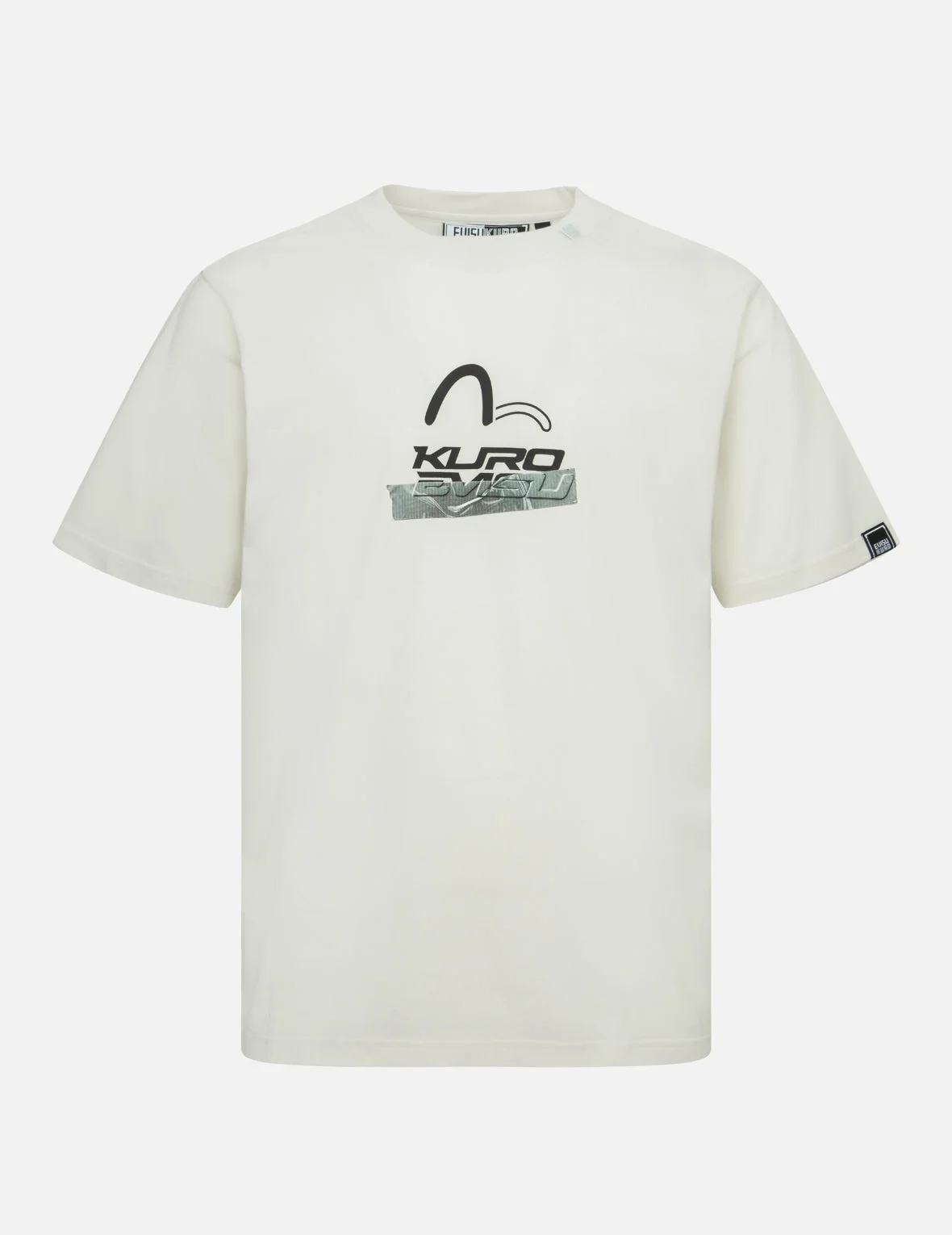 Logo and Tape Print Regular Fit T-shirt - 1