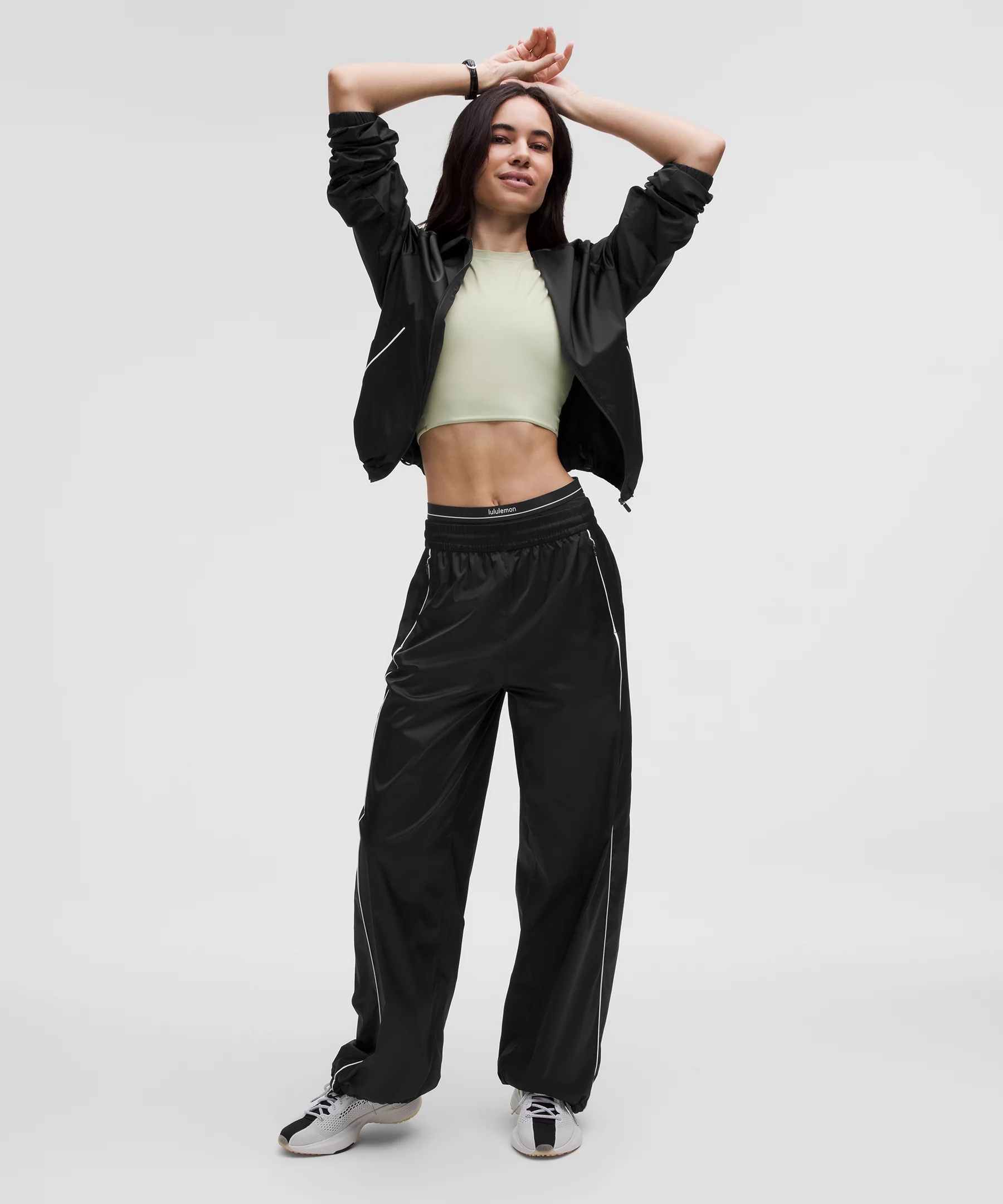 Stretch Satin Nylon Jacket - 6