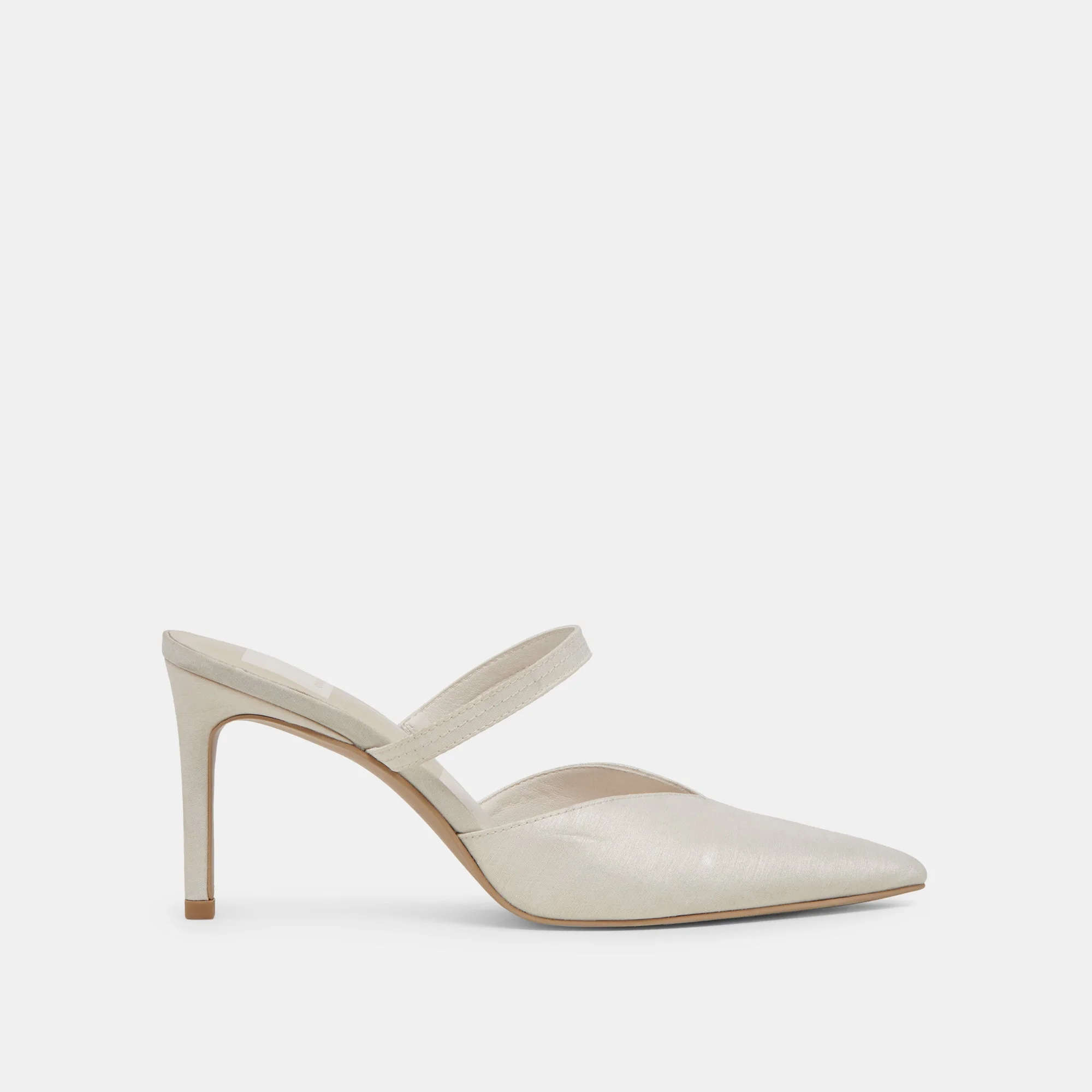 KANIKA HEELS IVORY SATIN - 1