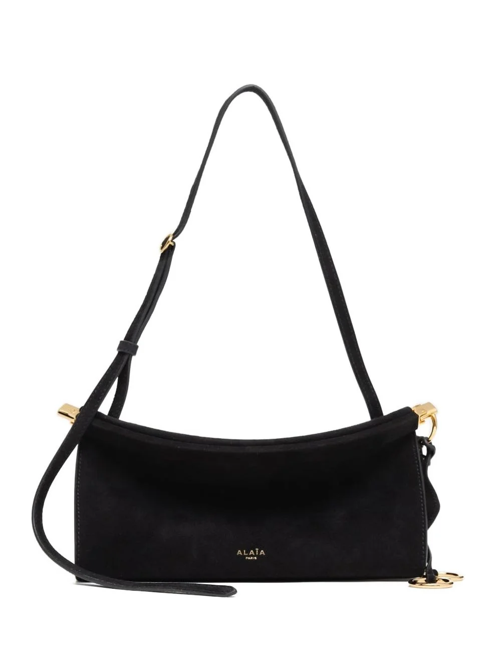 Le Click suede shoulder bag - 1