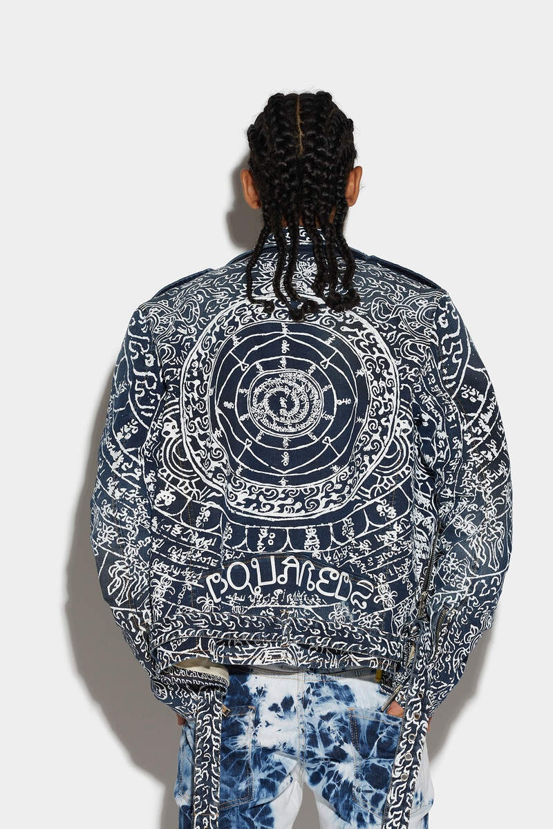 DSQUARED2 THAI PRINT WASH OVERSIZE KIODO outlook