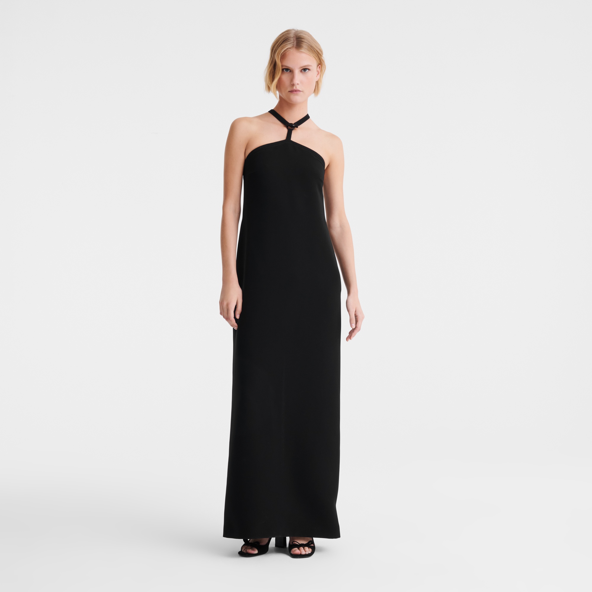 Long dress Black - Crepe - 2