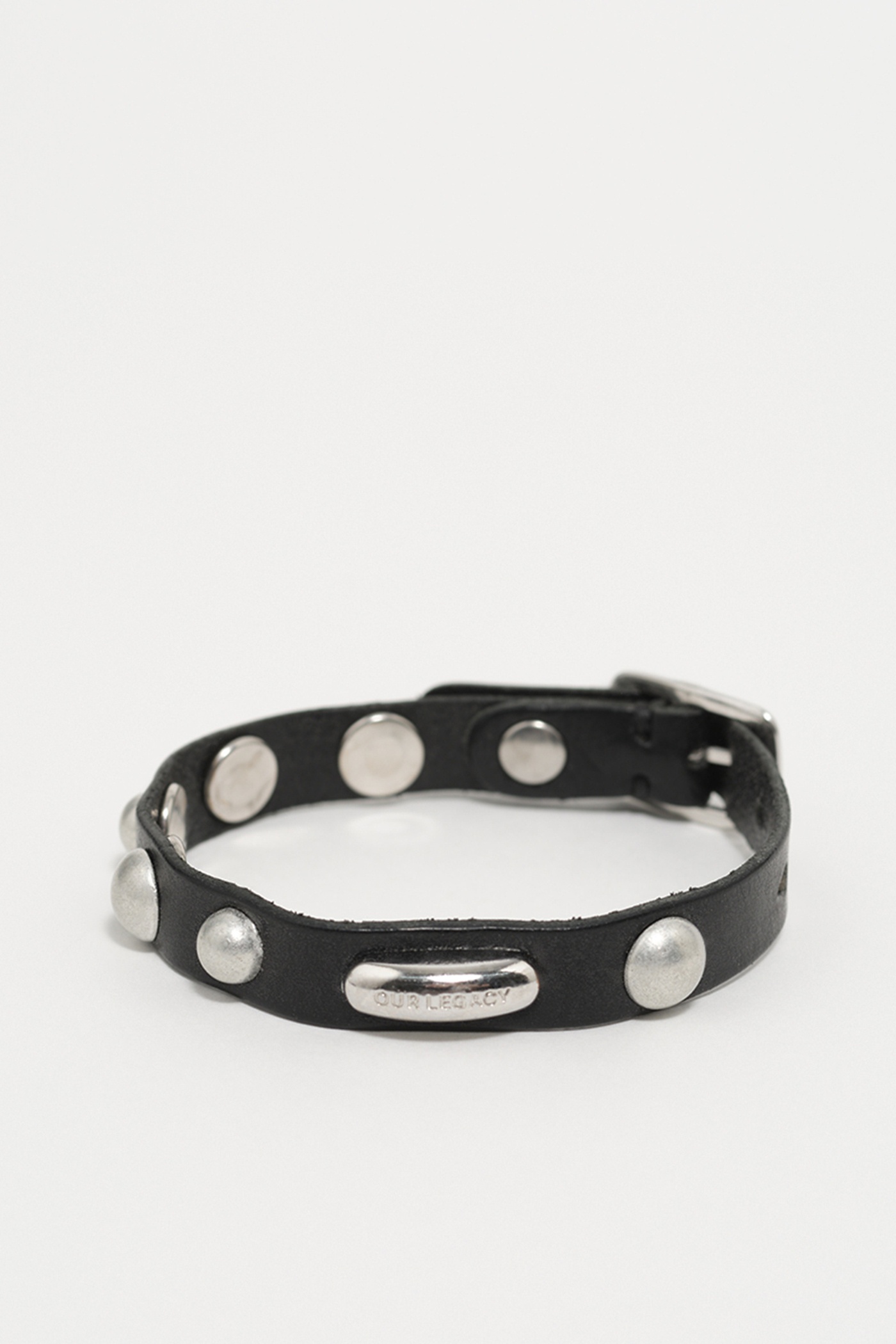 Superslim Bracelet Grizzly Black Leather - 1