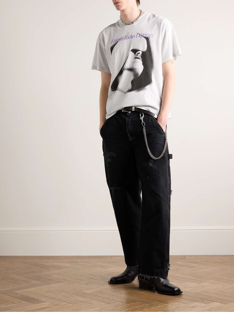 Enfants Riches Déprimés Chained To a Cloud Printed Cotton-Jersey T-Shirt outlook