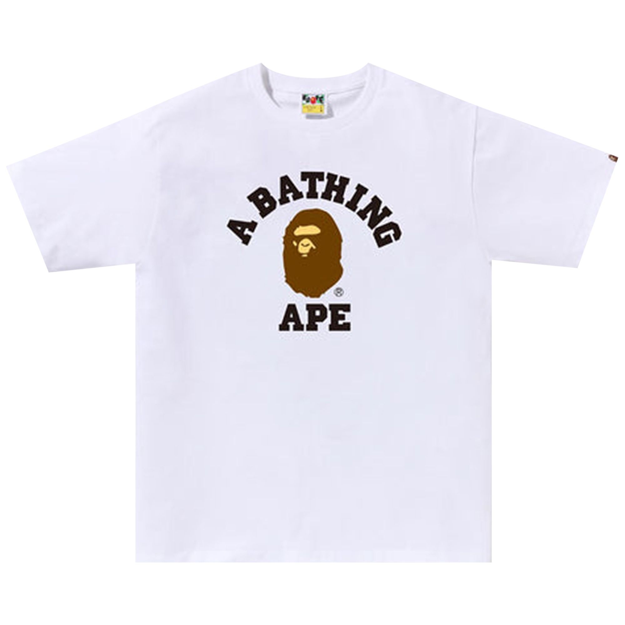 BAPE College Tee 'White' - 1