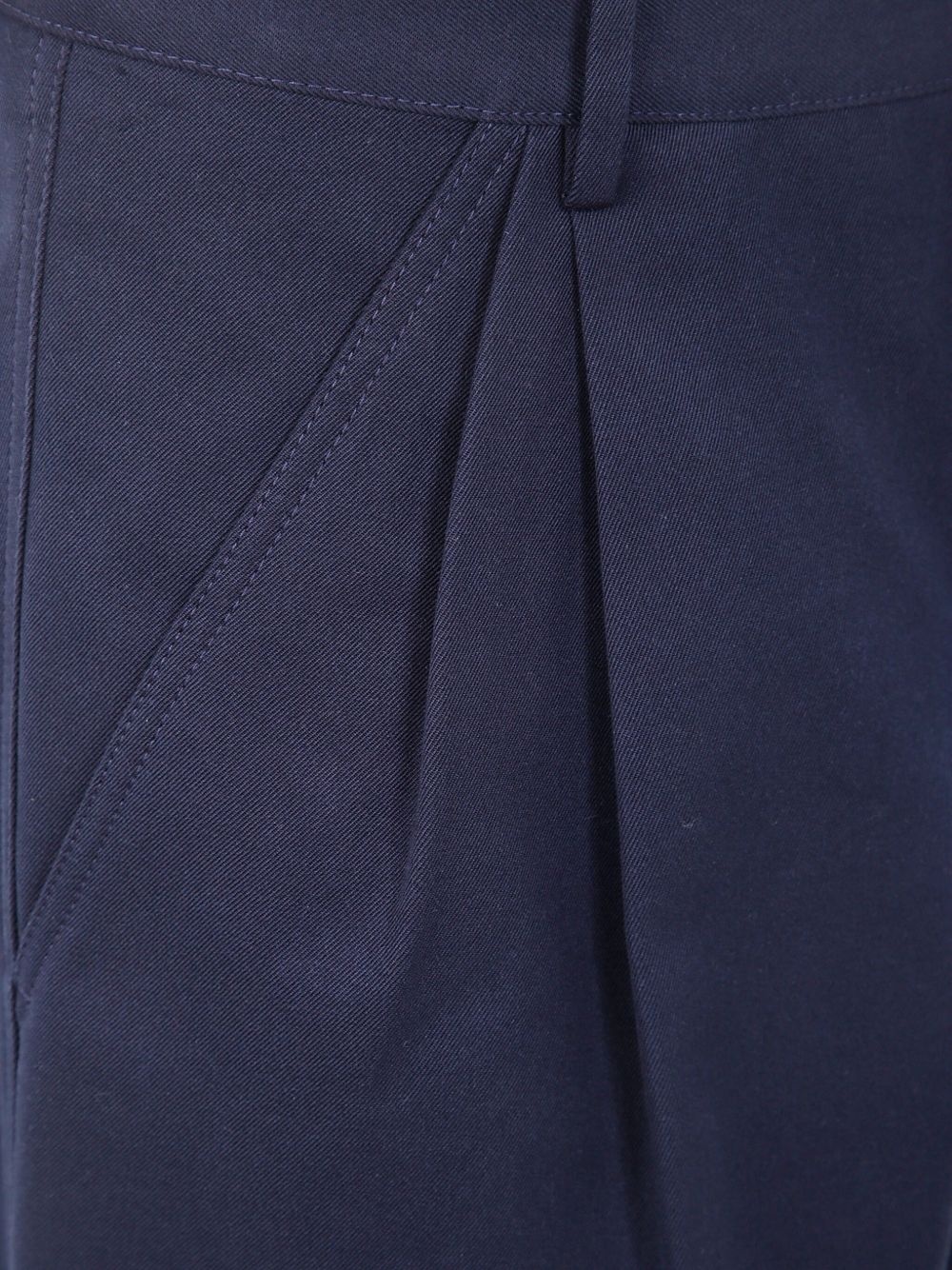 pleated cotton trousers - 3