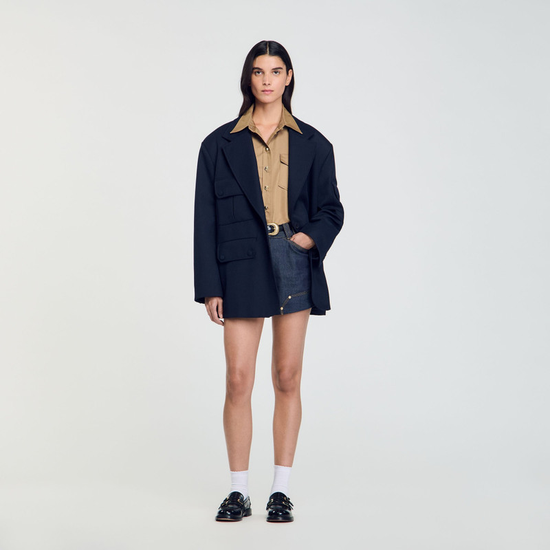 Sandro OVERSIZED SUIT JACKET outlook