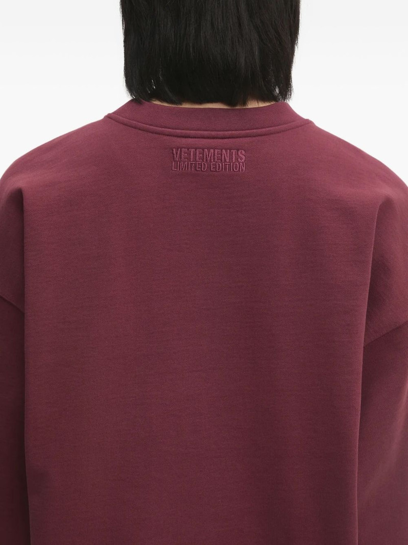 logo-embroidered sweatshirt 5