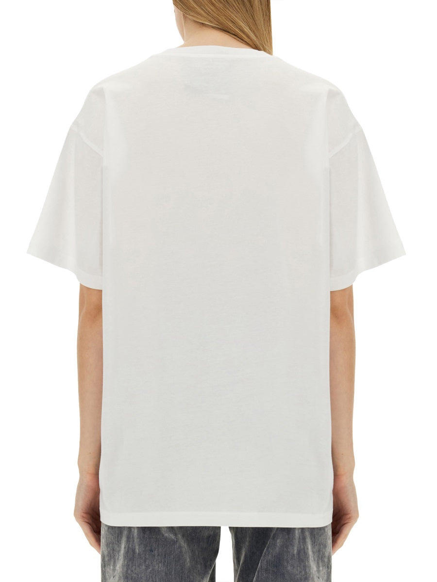 Moschino Women T-Shirt With Logo - 3