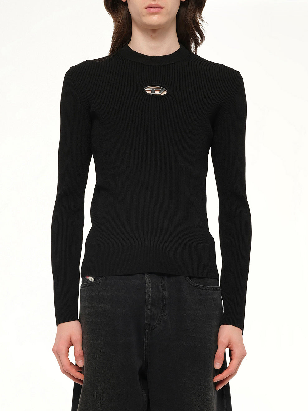 K-Zackary-Round Sweater In Black - 1
