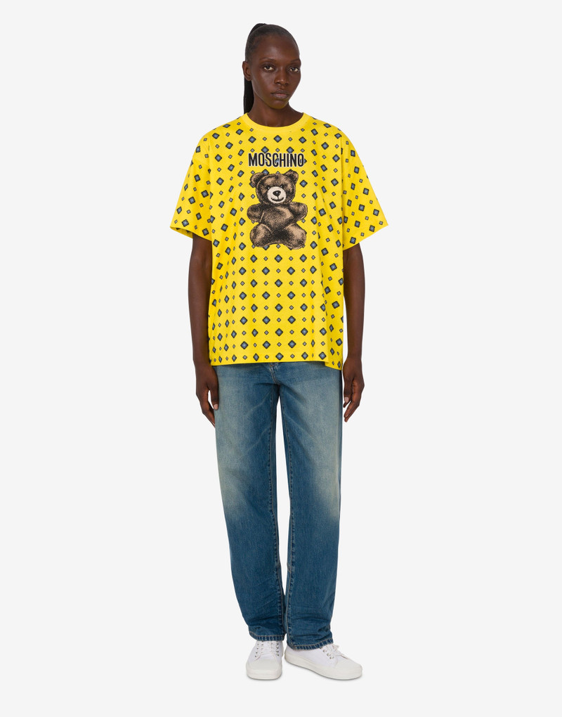 MOSCHINO TEDDY BEAR ORGANIC COTTON JERSEY T-SHIRT 1