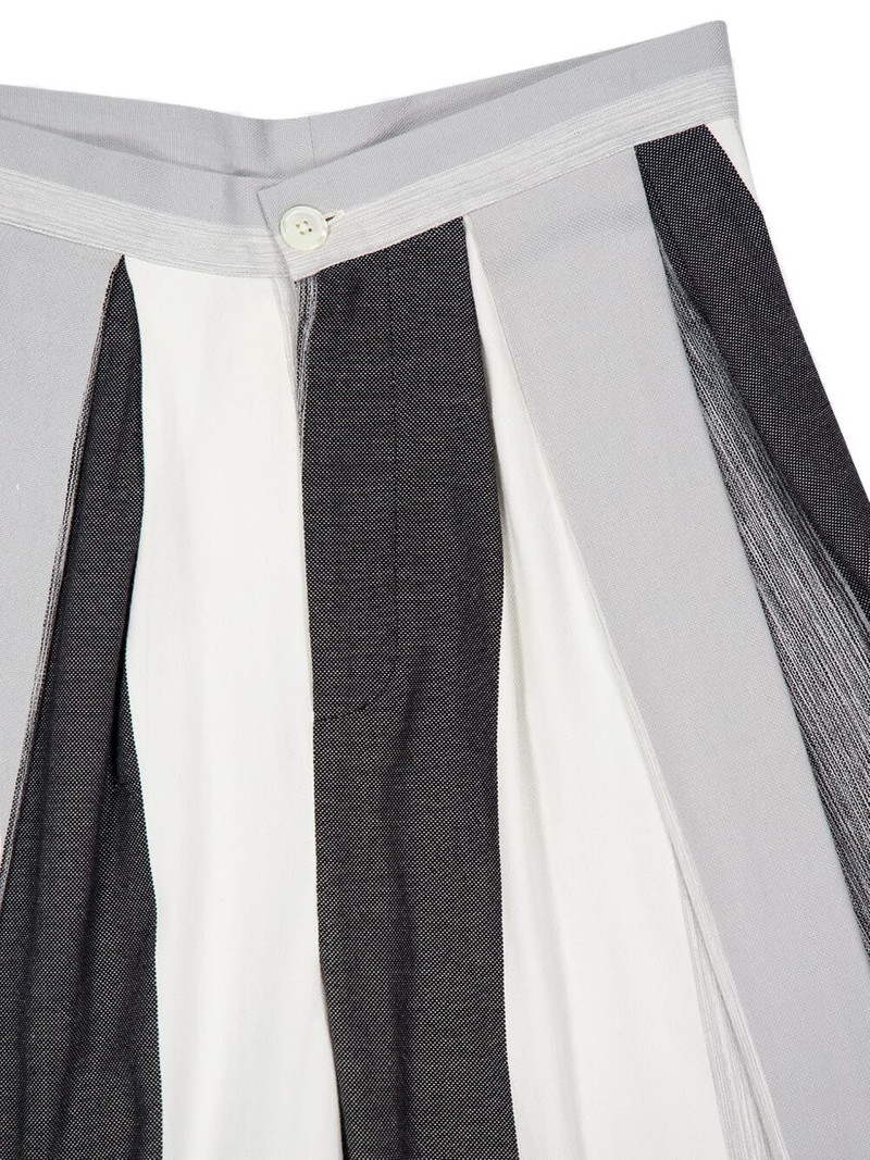 pleated stripe trousers 3